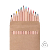 Набор цветных карандашей KINDERLINE middle,12 цветов, дерево, картон (Изображение 1)
