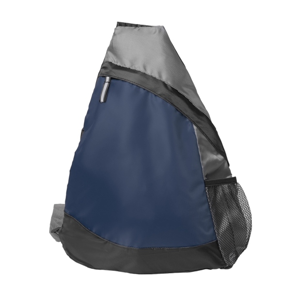 Рюкзак Pick, т.синий/серый/чёрный, 41 x 32 см, 100% полиэстер 210D (Изображение 1)