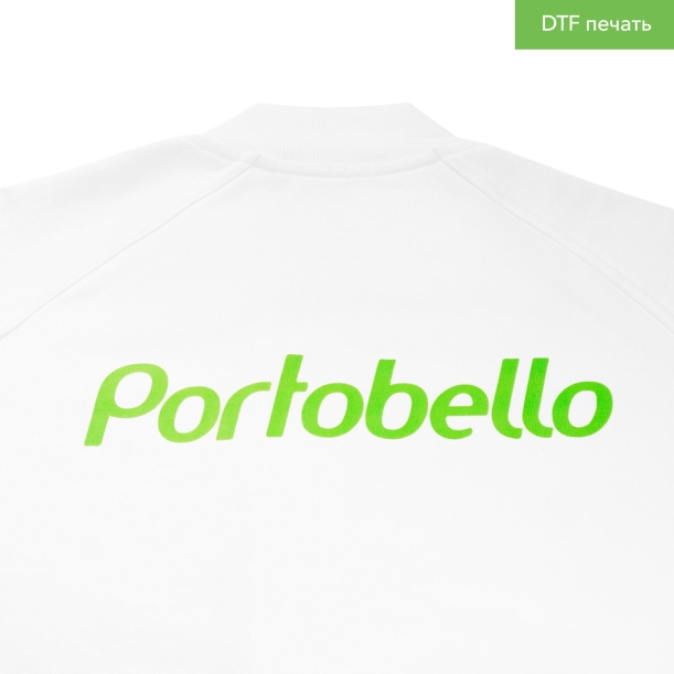 Толстовка на молнии, унисекс TORRES белая, размер XL (Изображение 15)