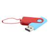 Флешка Designer To Go 2.0 USB 16Gb, голубой/красный (Изображение 1)