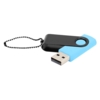 Флешка Designer To Go 2.0 USB 16Gb, голубой/черный (Изображение 1)