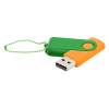 Флешка Designer To Go 2.0 USB 16Gb, оранжевый/зеленый (Изображение 1)