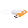 Флешка Designer To Go 2.0 USB 16Gb, оранжевый/белый (Изображение 1)