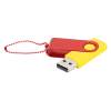 Флешка Designer To Go 2.0 USB 16Gb, желтый/красный (Изображение 1)
