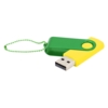 Флешка Designer To Go 2.0 USB 16Gb, желтый/зеленый (Изображение 1)