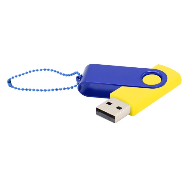 Флешка Designer To Go 2.0 USB 16Gb, желтый/синий (Изображение 1)