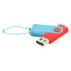 Флешка Designer To Go 2.0 USB 16Gb, красный/бирюзовый (Изображение 1)