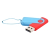 Флешка Designer To Go 2.0 USB 16Gb, красный/голубой (Изображение 1)