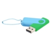 Флешка Designer To Go 2.0 USB 16Gb, зеленый/голубой (Изображение 1)