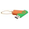 Флешка Designer To Go 2.0 USB 16Gb, зеленый/оранжевый (Изображение 1)
