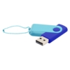 Флешка Designer To Go 2.0 USB 16Gb, синий/бирюзовый (Изображение 1)