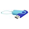 Флешка Designer To Go 2.0 USB 16Gb, синий/бирюзовый (Изображение 1)