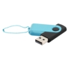 Флешка Designer To Go 2.0 USB 16Gb, черный/бирюзовый (Изображение 1)