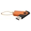 Флешка Designer To Go 2.0 USB 16Gb, черный/оранжевый (Изображение 1)