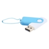 Флешка Designer To Go 2.0 USB 16Gb, белый/голубой (Изображение 3)