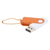 Флешка Designer To Go 2.0 USB 16Gb, белый/оранжевый (Изображение 1)