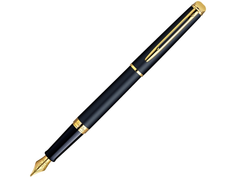 Перьевая ручка Waterman Hemisphere, цвет: MattBlack, перо: F (Изображение 1)