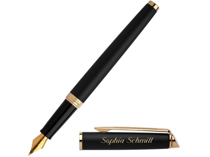 Перьевая ручка Waterman Hemisphere, цвет: MattBlack, перо: F (Изображение 6)