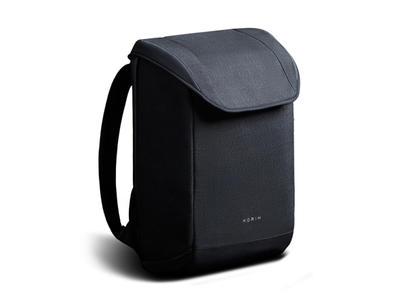 Водостойкий антикражный рюкзак Clickpack для ноутбука 15.6, черный (Изображение 1)