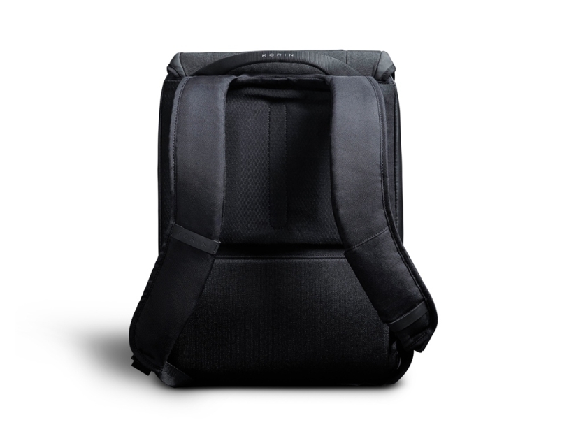 Водостойкий антикражный рюкзак Clickpack для ноутбука 15.6, черный (Изображение 5)
