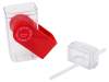 Бутылка для воды JUICY DRINK BOX, красный (тампопечать) (Изображение 3)