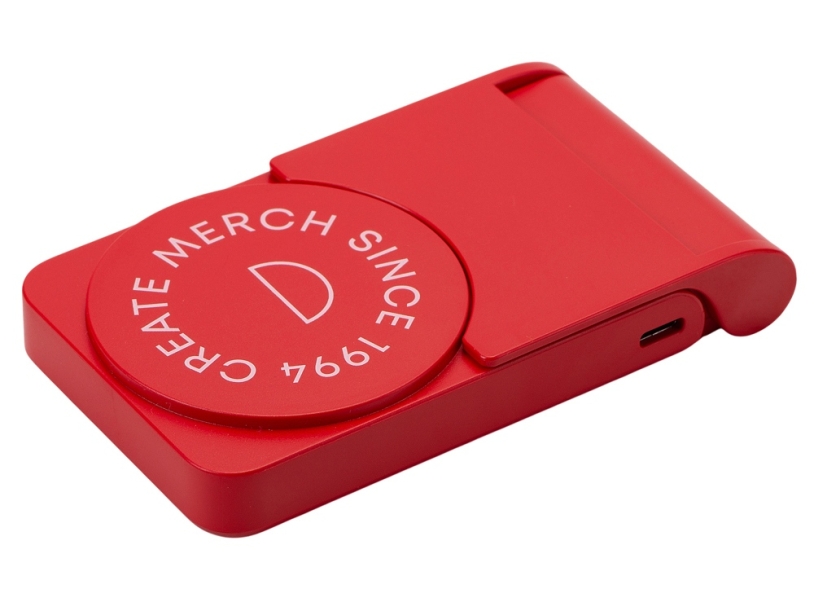 Внешний магнитный аккумулятор MagnIQ, красный, 5000 mAh (тампопечать) (Изображение 1)