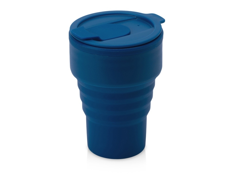 Силиконовый складной стакан GoCup (индиго)  (Изображение 1)