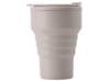 Силиконовый складной стакан GoCup (бежевый)  (Изображение 2)