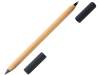 Вечный карандаш и ручка из бамбука Black bamboo, натуральный и черный (Изображение 1)