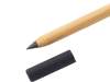 Вечный карандаш и ручка из бамбука Black bamboo, натуральный и черный (Изображение 4)