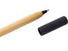 Вечный карандаш и ручка из бамбука Black bamboo, натуральный и черный (Изображение 5)