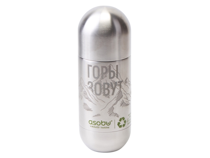 Термос ORB, переработанная нержавеющая сталь (гравировка) (Изображение 1)