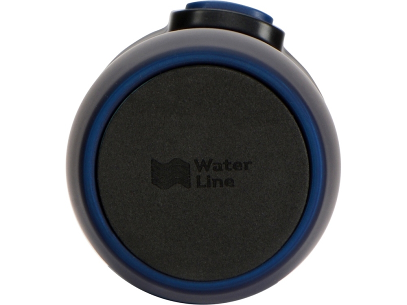 Вакуумная герметичная термокружка Streamline с покрытием soft-touch, тубус (темно-синий)  (Изображение 6)