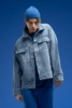 Куртка джинсовая O2, голубая, размер 3XL/4XL (Изображение 1)