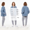 Куртка джинсовая O2, голубая, размер 3XL/4XL (Изображение 4)