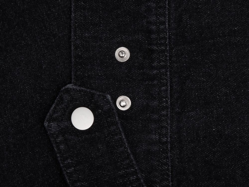 Куртка джинсовая O2, черная, размер 3XL/4XL (Изображение 5)
