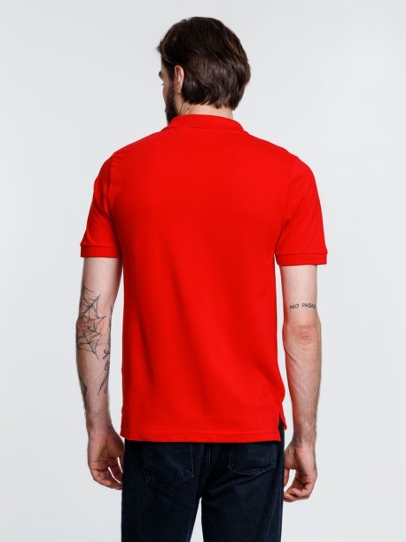 Рубашка поло мужская Adam, красная, размер XXL (Изображение 7)