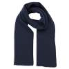 Шарф вязаный  двойной "WIND SCARF"_темно-синий,100% акрил  (Изображение 1)