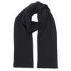 Шарф вязаный  двойной "WIND SCARF"_черный,100% акрил  (Изображение 1)