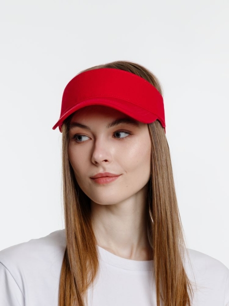 Козырек Viseros, красный (Изображение 10)