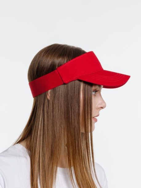 Козырек Viseros, красный (Изображение 11)