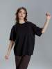 Футболка оверсайз Kangas, черная, XL/XXL (Изображение 10)
