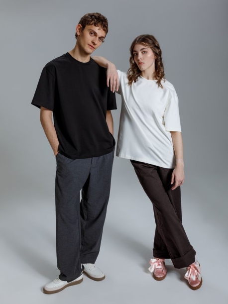 Футболка оверсайз Kangas, черная, XL/XXL (Изображение 11)