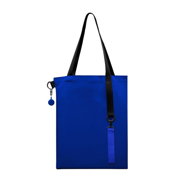 Шоппер Superbag Big (синий с черным) (Изображение 3)