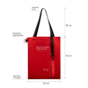 Шоппер Superbag Big (красный с черным) (Изображение 4)