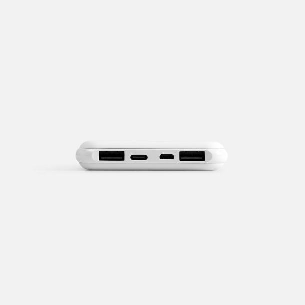 Аккумулятор с беспроводной зарядкой All Day Wireless, 10 000 мАч, белый (Изображение 4)