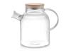 Стеклянный чайник с бамбуковой крышкой Sencha M (Изображение 1)