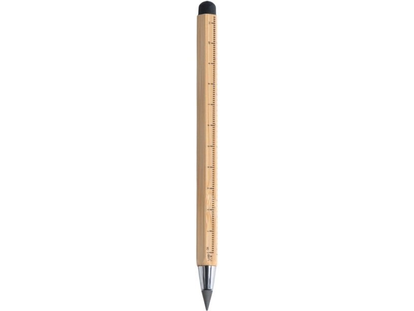 Вечный карандаш Sicily Bamboo из бамбука со стилусом и линейкой (Изображение 5)