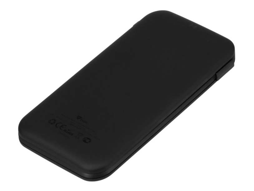 Внешний беспроводной аккумулятор с подсветкой лого Astro, 10000 mAh, черный (Изображение 2)
