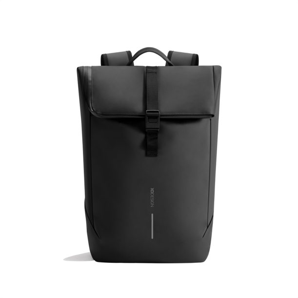 Антикражный водонепроницаемый рюкзак Urban Flap-Top, черный (Изображение 1)